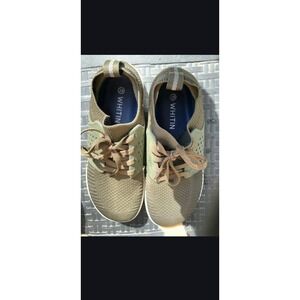 Whitin Women Barefoot Sneakers Olive Green Knit Minimalist Zero Drop Shoes 39